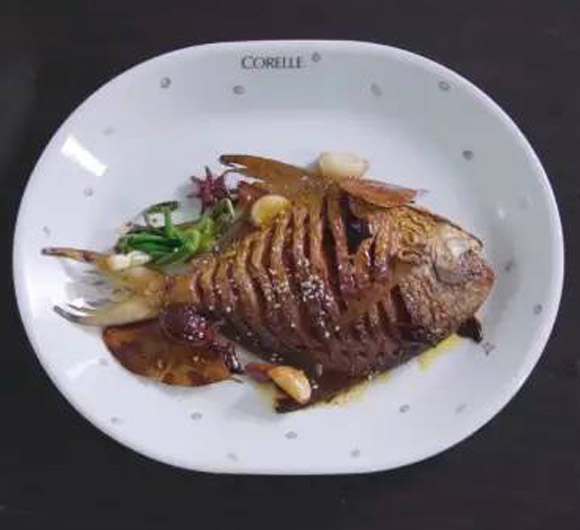 老醋煎平鱼